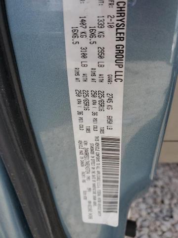 2A4RR5D17AR243724 - 2010 CHRYSLER TOWN & COU TOURING 青色 照片 13