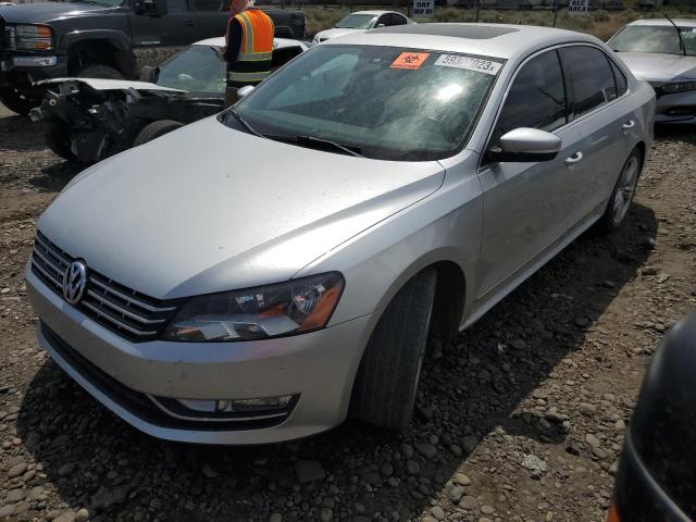 1VWCN7A39EC094690 - 2014 VOLKSWAGEN PASSAT SEL SILVER photo 1