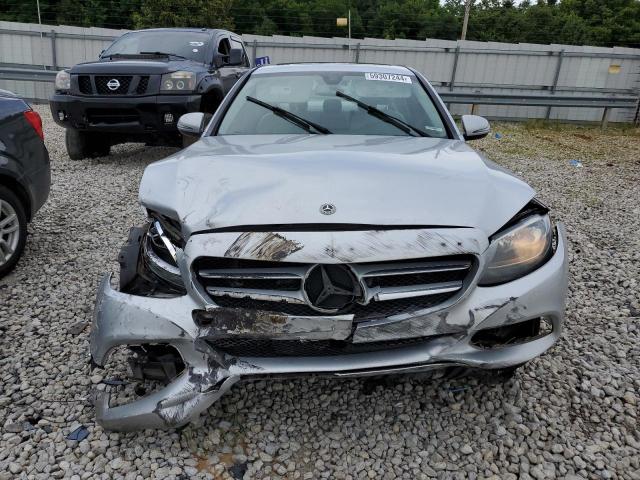 55SWF4KB2JU243244 - 2018 MERCEDES-BENZ C 300 4MATIC SILVER photo 5