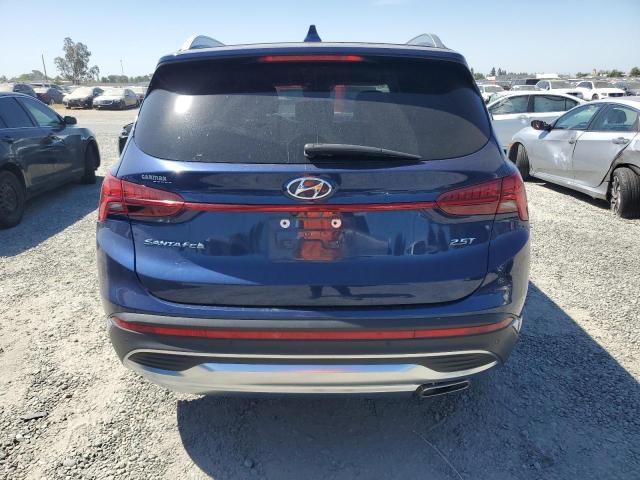 5NMS44AL8MH370132 - 2021 HYUNDAI SANTA FE LIMITED BLUE photo 6