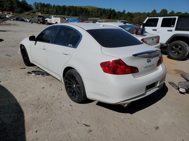 JN1DV6AP3BM830844 - 2011 INFINITI G25 BASE WHITE photo 3