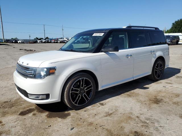 2FMHK6C81FBA18494 - 2015 FORD FLEX SEL WHITE photo 1