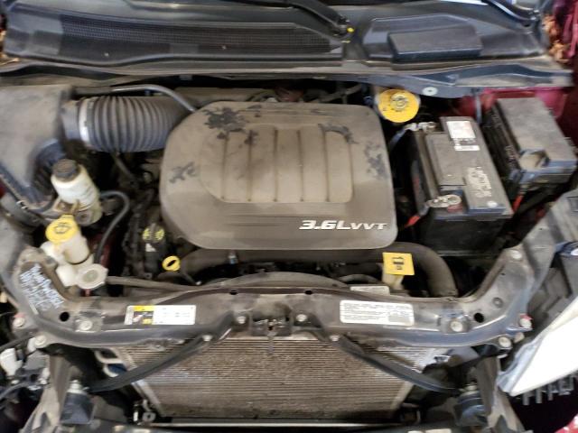 2C4RC1BG5ER447001 - 2014 CHRYSLER TOWN & COU TOURING 勃艮第红 照片 12