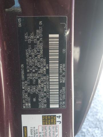 JTLKT324654019061 - 2005 TOYOTA SCION XB 勃艮第红 照片 12