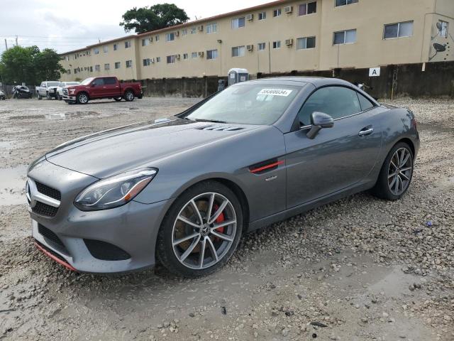 WDDPK3JA1JF147644 - 2018 MERCEDES-BENZ SLC 300 GRAY photo 1