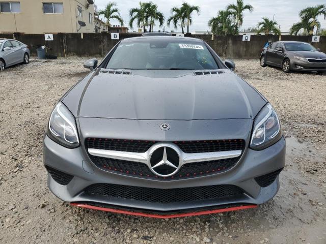 WDDPK3JA1JF147644 - 2018 MERCEDES-BENZ SLC 300 GRAY photo 5