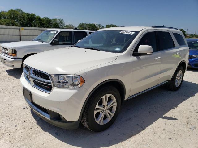 1C4SDJDT2CC253542 - 2012 DODGE DURANGO CREW WHITE photo 1