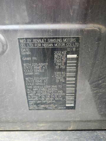 KNMAT2MV7HP508546 - 2017 NISSAN ROGUE S 灰色 照片 14