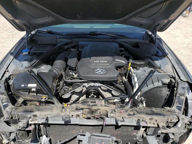 KMHGN4JE1GU138940 - 2016 HYUNDAI GENESIS 3.8L GRAY photo 11