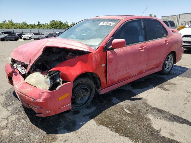 JA3AJ86E43U035333 - 2003 MITSUBISHI LANCER OZ RALLY RED photo 1