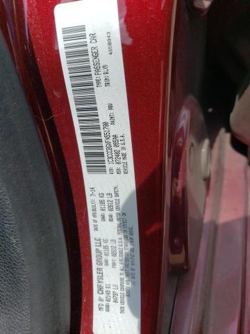 1C3CCCBGXFN551780 - 2015 CHRYSLER 200 S RED photo 12