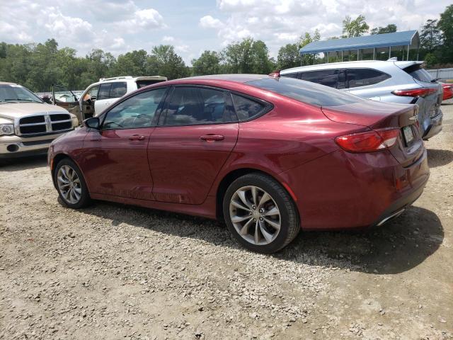 1C3CCCBGXFN551780 - 2015 CHRYSLER 200 S RED photo 2