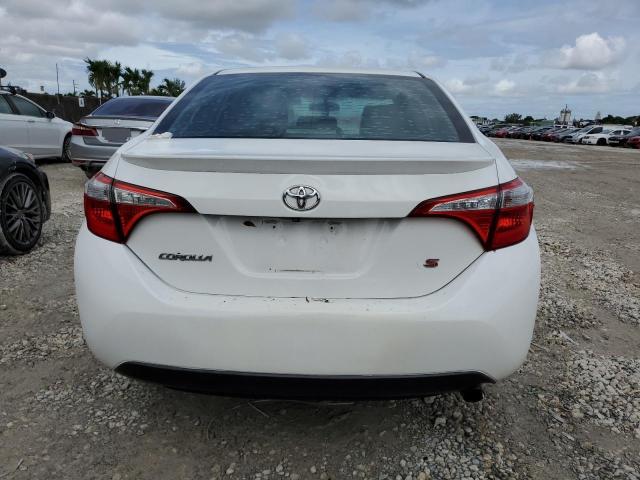 2T1BURHEXFC386376 - 2015 TOYOTA COROLLA L WHITE photo 6