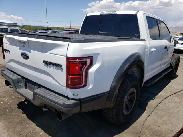 1FTFW1RG1HFA82165 - 2017 FORD F150 RAPTOR WHITE photo 3