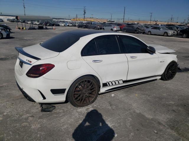 55SWF8HB0JU245492 - 2018 MERCEDES-BENZ C 63 AMG-S WHITE photo 3