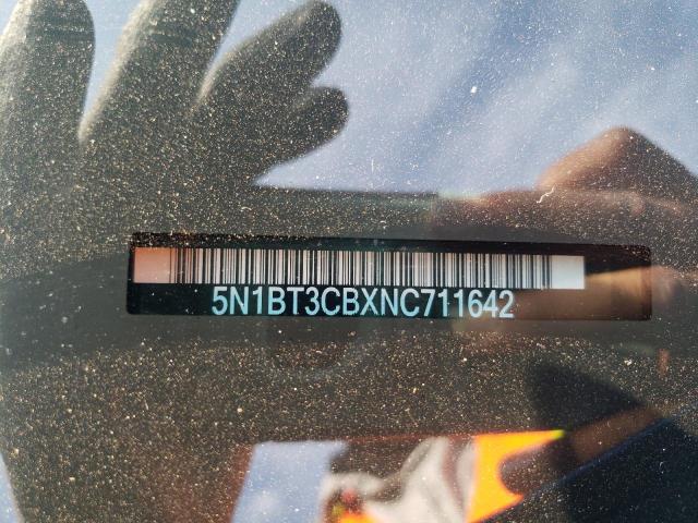 5N1BT3CBXNC711642 - 2022 NISSAN ROGUE SL BLUE photo 12