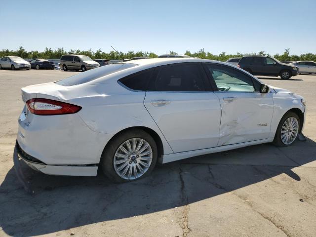 3FA6P0LU9FR208803 - 2015 FORD FUSION SE HYBRID WHITE photo 3