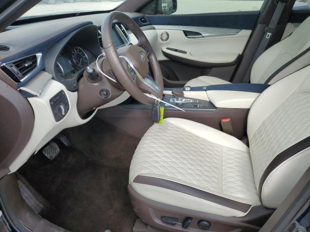 3PCAJ5DA6MF106137 - 2021 INFINITI QX50 SENSORY BLUE photo 7