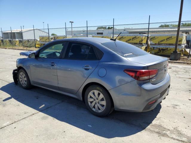 3KPA24AB3KE197777 - 2019 KIA RIO S GRAY photo 2