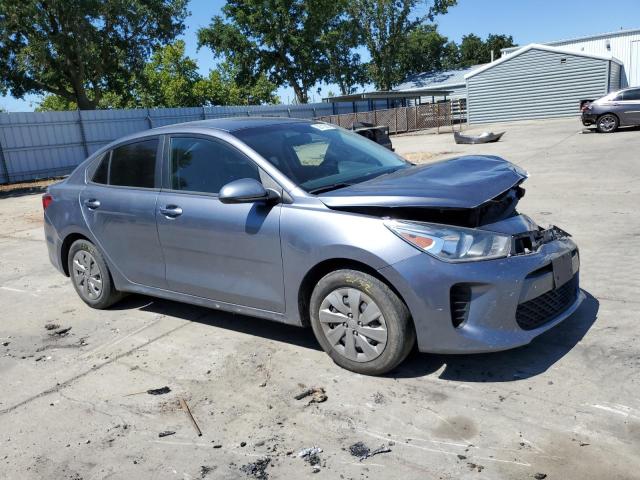 3KPA24AB3KE197777 - 2019 KIA RIO S GRAY photo 4