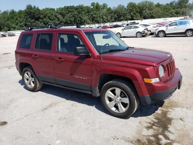 1C4NJRFBXGD617117 - 2016 JEEP PATRIOT LATITUDE BURGUNDY photo 4