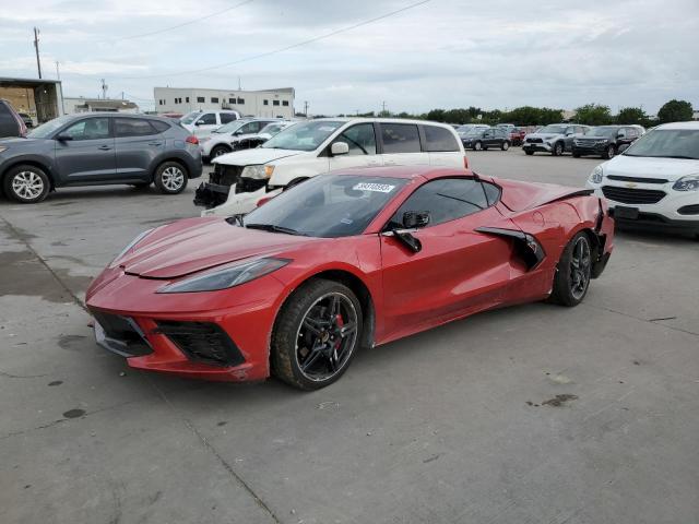 1G1YB2D40M5103166 - 2021 CHEVROLET CORVETTE STINGRAY 2LT RED photo 1