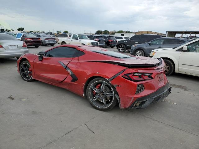 1G1YB2D40M5103166 - 2021 CHEVROLET CORVETTE STINGRAY 2LT RED photo 2