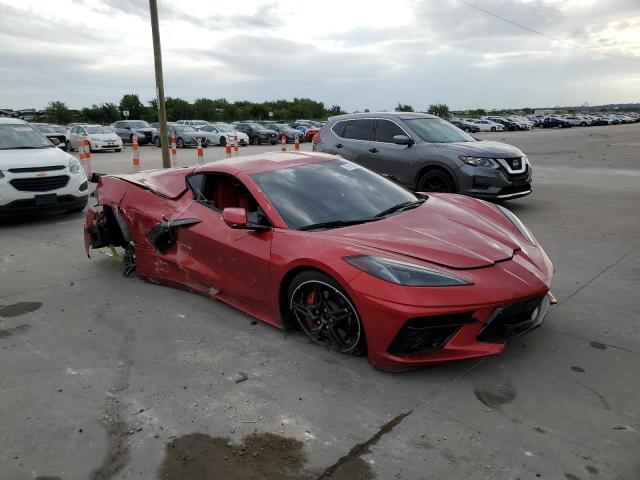 1G1YB2D40M5103166 - 2021 CHEVROLET CORVETTE STINGRAY 2LT RED photo 4