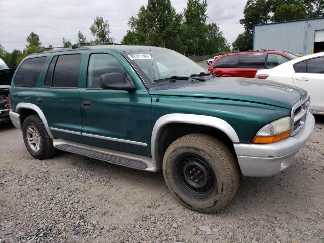 1D4HS58N03F519547 - 2003 DODGE DURANGO SLT PLUS GREEN photo 4