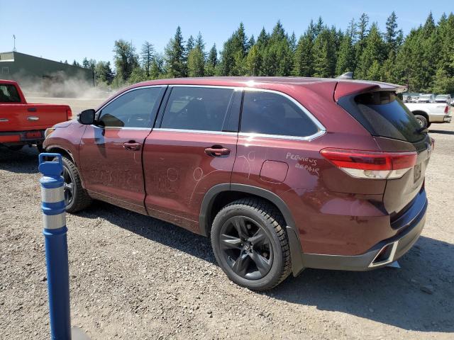 5TDDGRFH7JS037110 - 2018 TOYOTA HIGHLANDER HYBRID LIMITED PURPLE photo 2