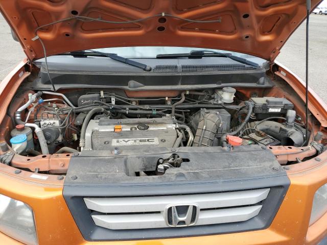 5J6YH28738L006193 - 2008 HONDA ELEMENT EX ORANGE photo 11