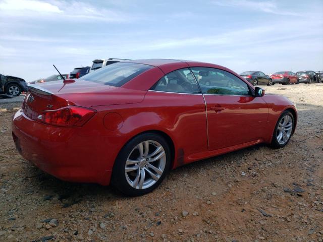 JN1CV6FE3AM354483 - 2010 INFINITI G37 BASE RED photo 3