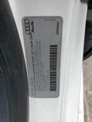 WAU32AFCXDN041238 - 2013 AUDI S7 PRESTIGE WHITE photo 13