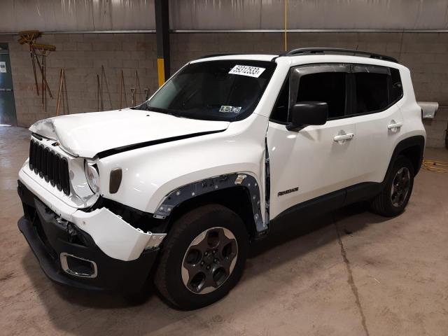 ZACCJBAT3GPD50998 - 2016 JEEP RENEGADE SPORT Սպիտակ լուսանկար 1