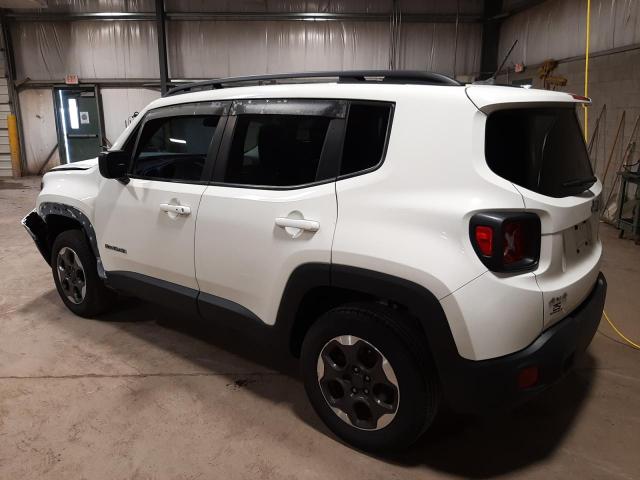 ZACCJBAT3GPD50998 - 2016 JEEP RENEGADE SPORT WHITE photo 2