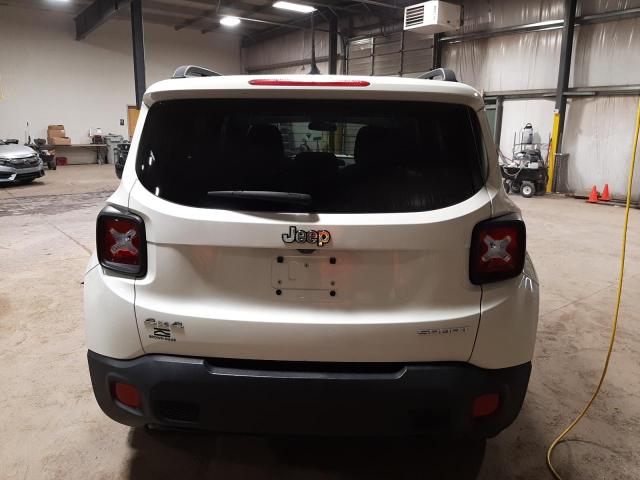 ZACCJBAT3GPD50998 - 2016 JEEP RENEGADE SPORT Սպիտակ լուսանկար 6