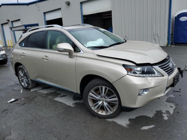 2T2BC1BA3FC005876 - 2015 LEXUS RX 450H GOLD photo 4