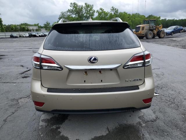 2T2BC1BA3FC005876 - 2015 LEXUS RX 450H GOLD photo 6