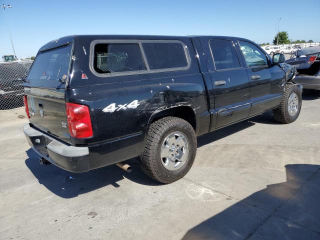 1D7HW58NX5S127337 - 2005 DODGE DAKOTA QUAD LARAMIE BLACK photo 3