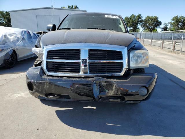 1D7HW58NX5S127337 - 2005 DODGE DAKOTA QUAD LARAMIE BLACK photo 5