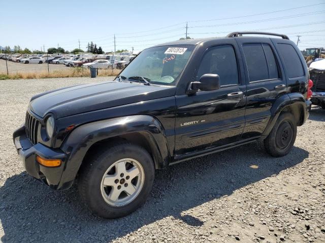 1J4GL58K63W615494 - 2003 JEEP LIBERTY LIMITED BLACK photo 1