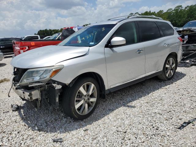 5N1AR2MN0EC694802 - 2014 NISSAN PATHFINDER S SILVER photo 1