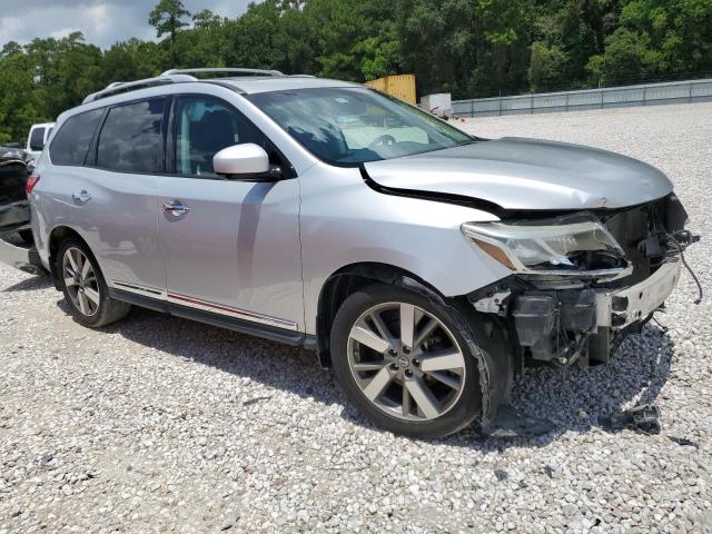 5N1AR2MN0EC694802 - 2014 NISSAN PATHFINDER S SILVER photo 4