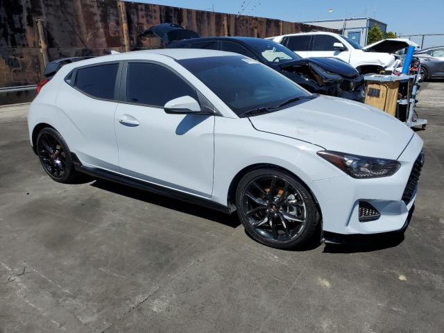 KMHTH6AB4LU022245 - 2020 HYUNDAI VELOSTER TURBO GRAY photo 4