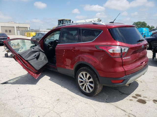 1FMCU0J9XHUA12042 - 2017 FORD ESCAPE TITANIUM RED photo 2