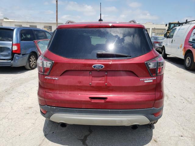 1FMCU0J9XHUA12042 - 2017 FORD ESCAPE TITANIUM RED photo 6