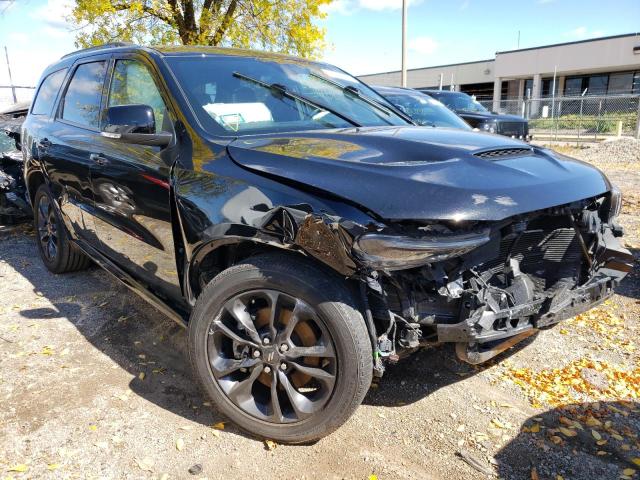 1C4RDJDG1MC575527 - 2021 DODGE DURANGO GT BLACK photo 1