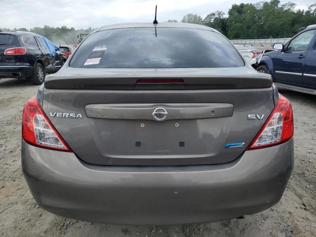 3N1CN7AP0EL829411 - 2014 NISSAN VERSA S BROWN photo 6