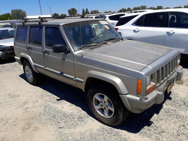 1J4FT48S21L567982 - 2001 JEEP CHEROKEE SPORT SILVER photo 4