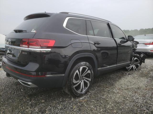 1V2TR2CA1MC553715 - 2021 VOLKSWAGEN ATLAS SEL PREMIUM შავი ფოტო 3